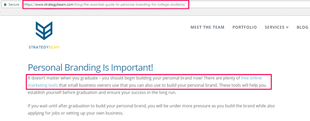 internal link structure blog posts to service pages linking internal content website seo strategy internal link strategy