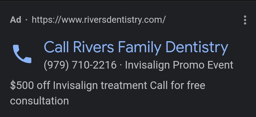 google ads for dentists call only strategybeam