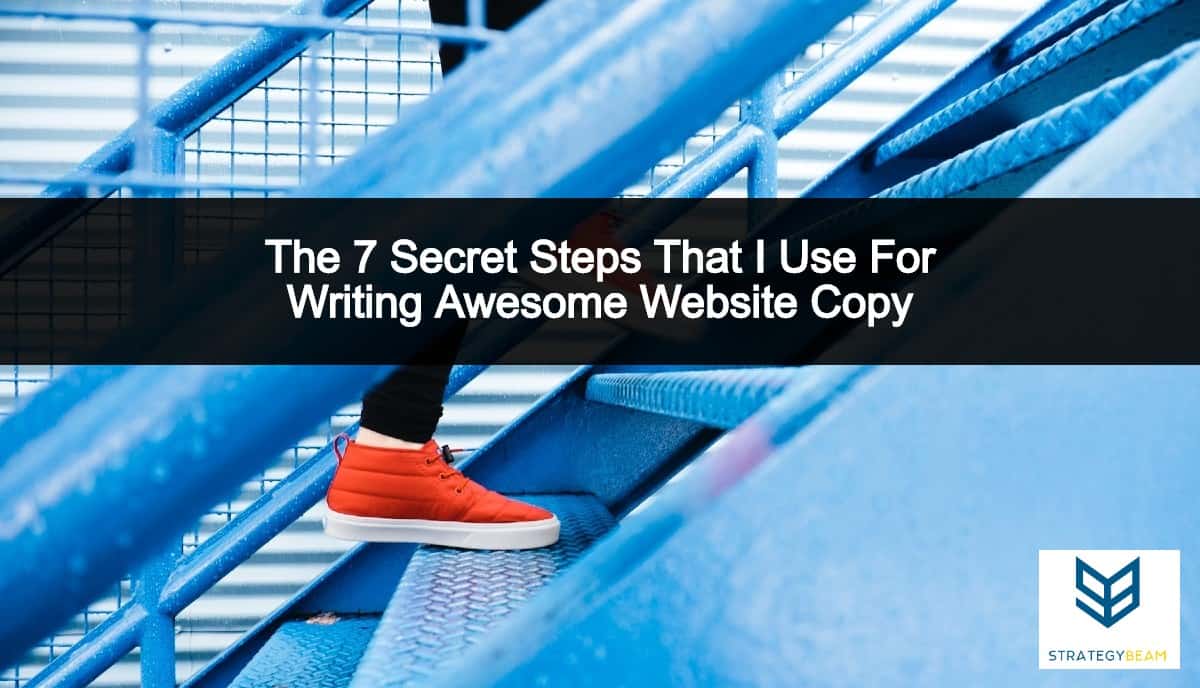 7 steps for writing awesome website copy