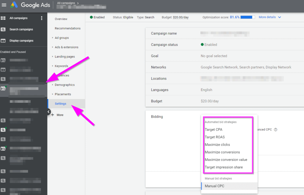 google ads optimization tips bidding strategy strategybeam