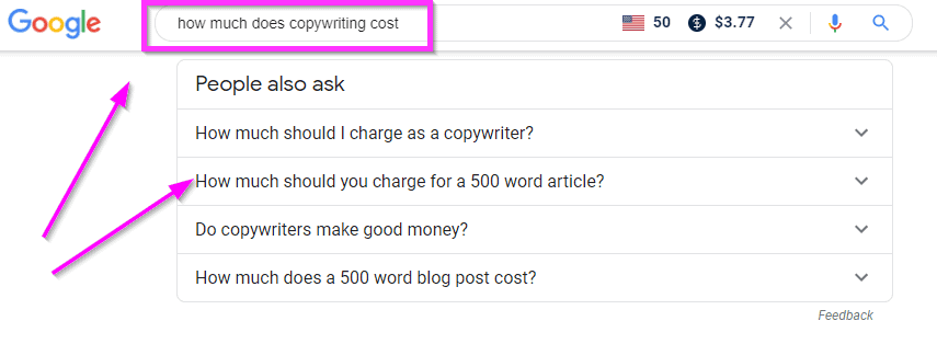 seo copywriting people also ask customer questions strategybeam