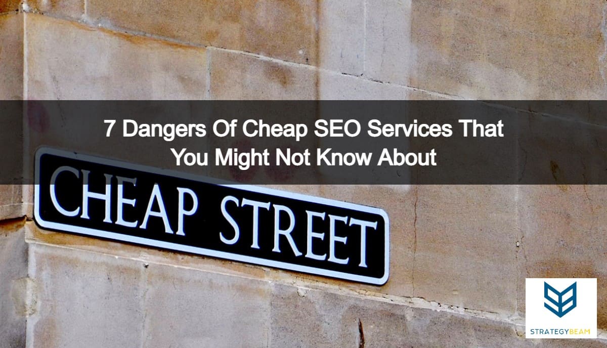 cheap seo dangers