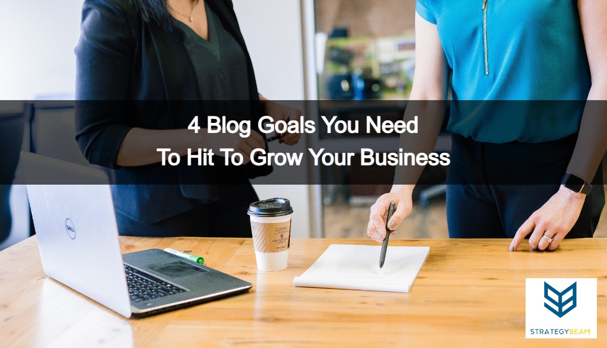 blogging goals how to grow a business blog strategybeam